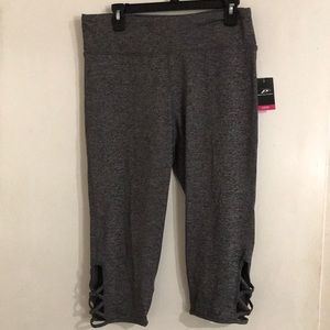 Gray exercise pants